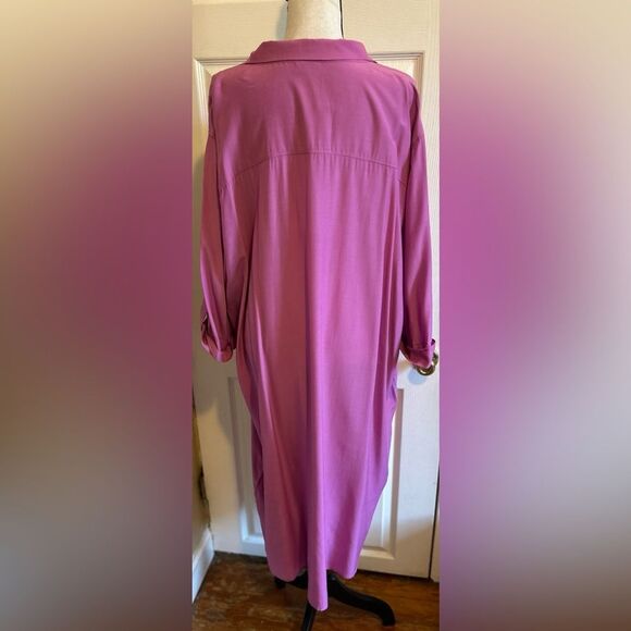 Kathy Ireland Shirt Dress Size 3XL - Picture 2 of 6